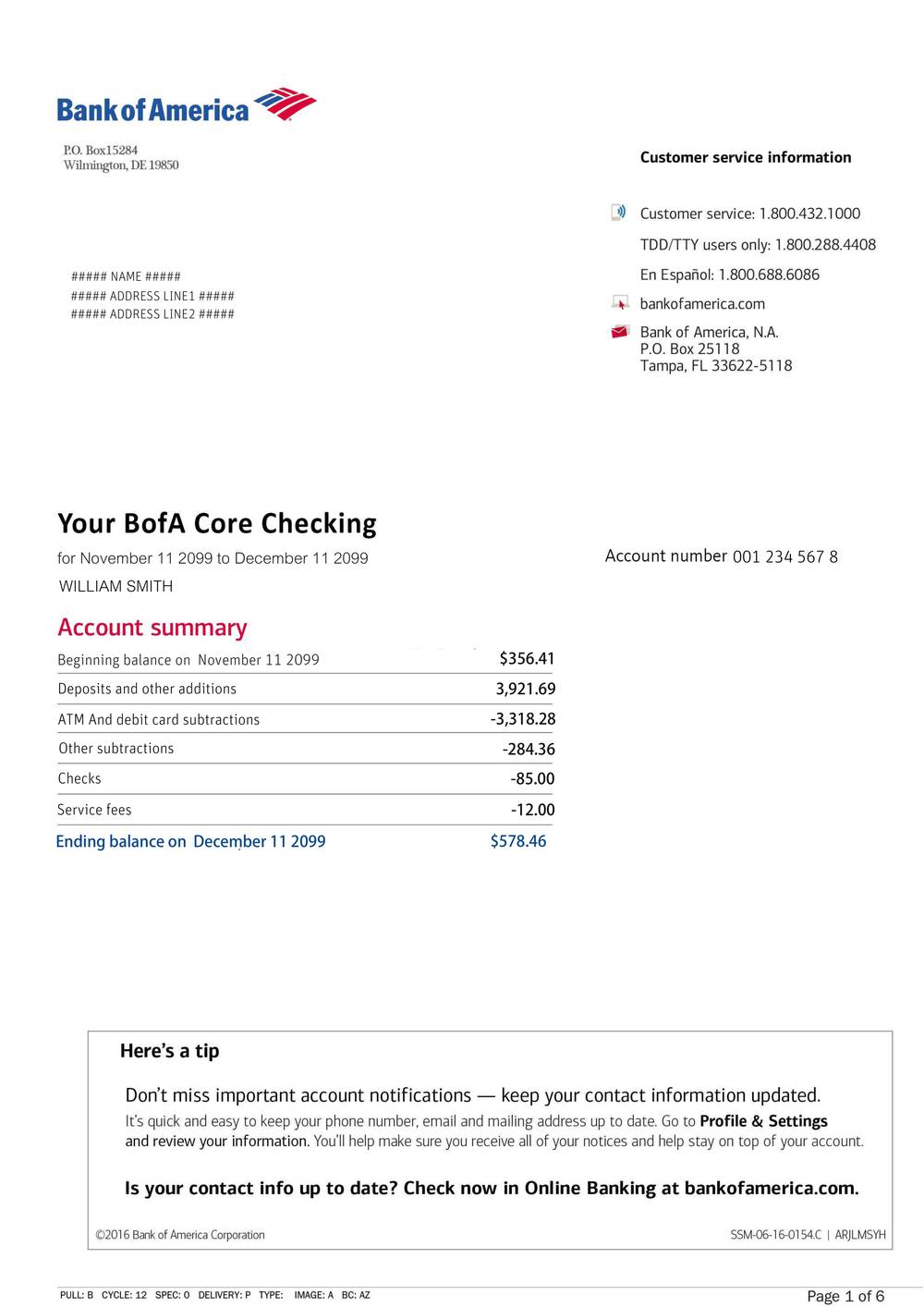 Bank of America
