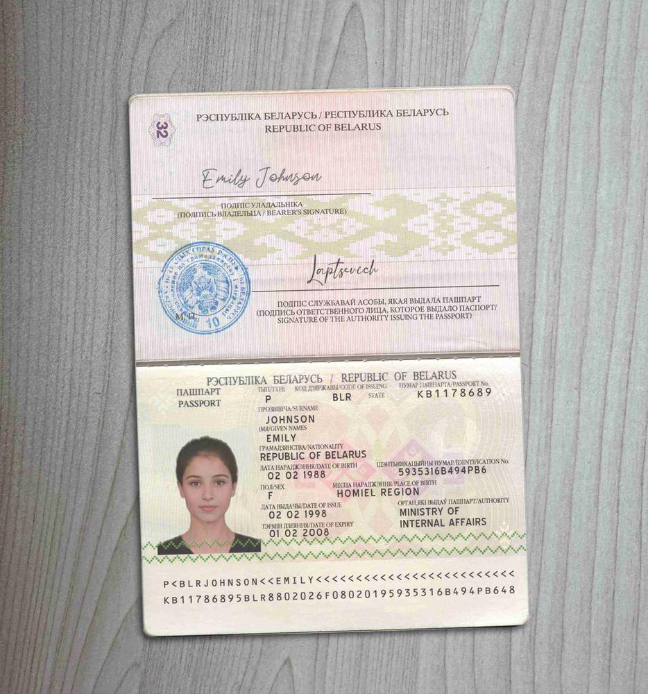 Belarus Passport
